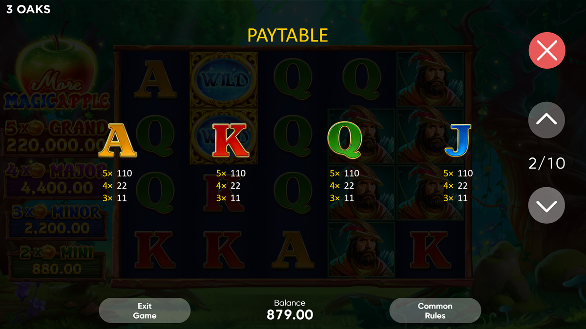  Magic Apple Hold and Win